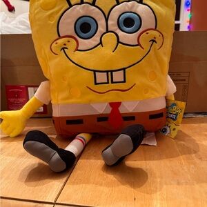 SpongeBob SquarePants Plush Toy - Yellow and Brown